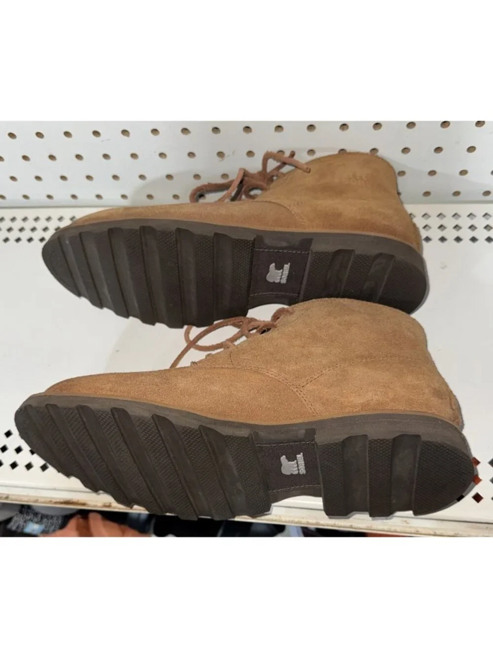 Sorel Madson Mens Suede Casual Lace Up Waterproof Chukka Boots Size 8 Brown
